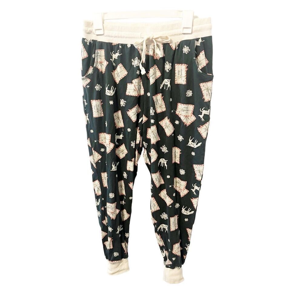 Burt’s Bees Baby Letters To Santa Drawstring‎ Pajama Pants